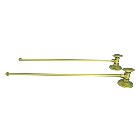 Newport Brass Lavatory Supply Kit, 1/2" Compression in Antique Brass 493-06